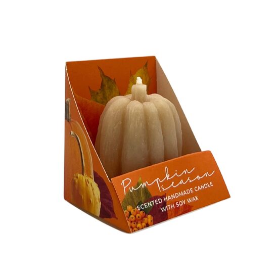 BARTEK svece "Pumpkin", bēša, ar sojas vasku, +/-5h